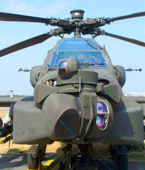 Royal Netherlands Air Force AH-64D at the Farnborough Airshow, 2006