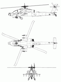 Boeing AH-64 Apache Blueprint