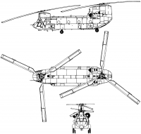 CH-47D Chinook blueprint