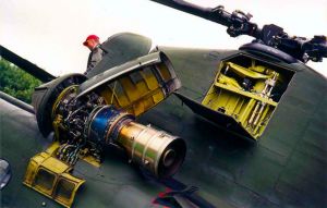 CH-47D Chinook engine
